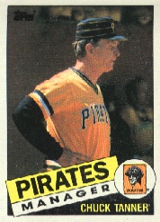 1985 Topps Baseball Cards      268     Chuck Tanner MG